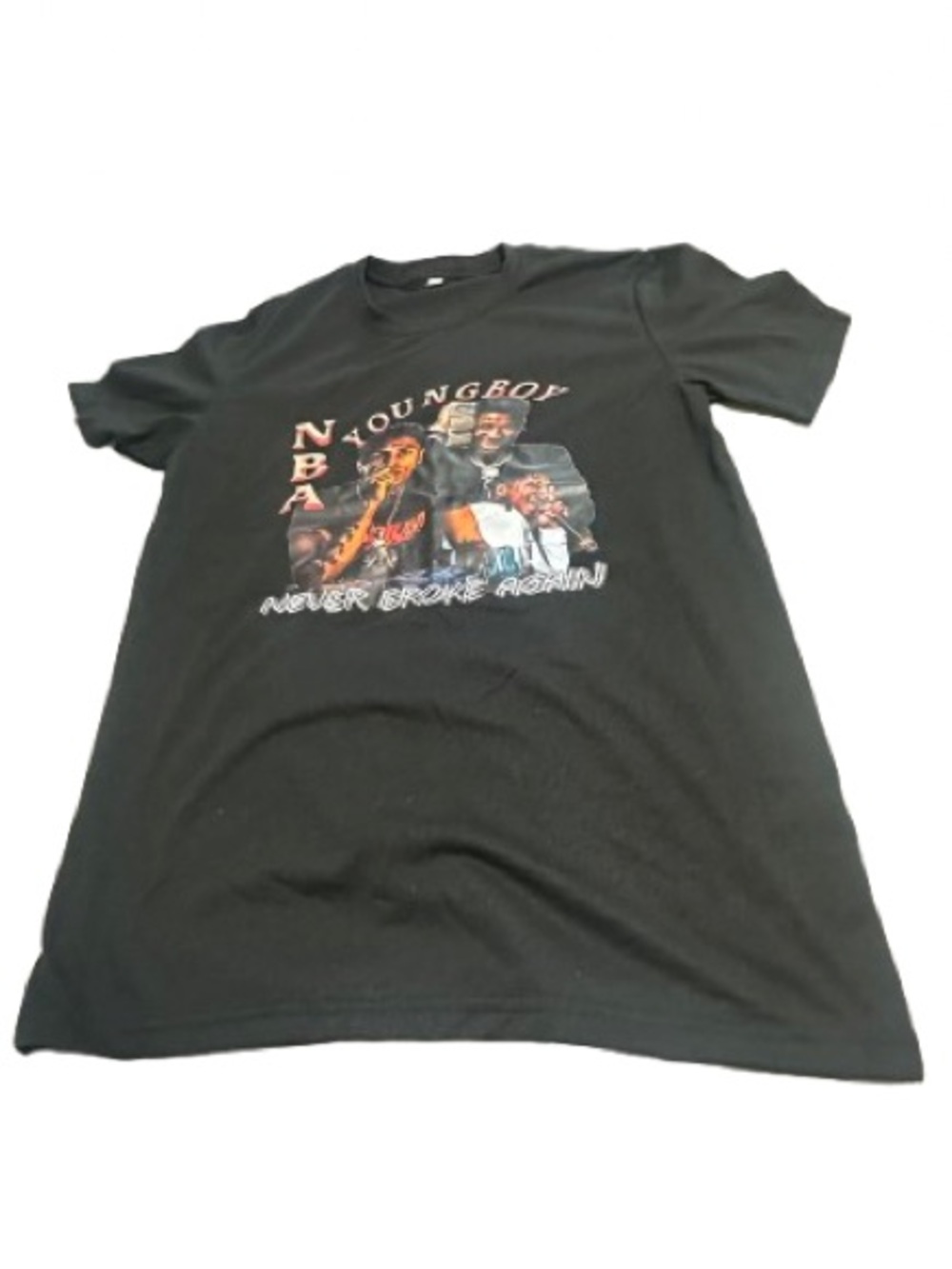 NBA YoungBoy "Never Broke Again" Black Graphic Tee